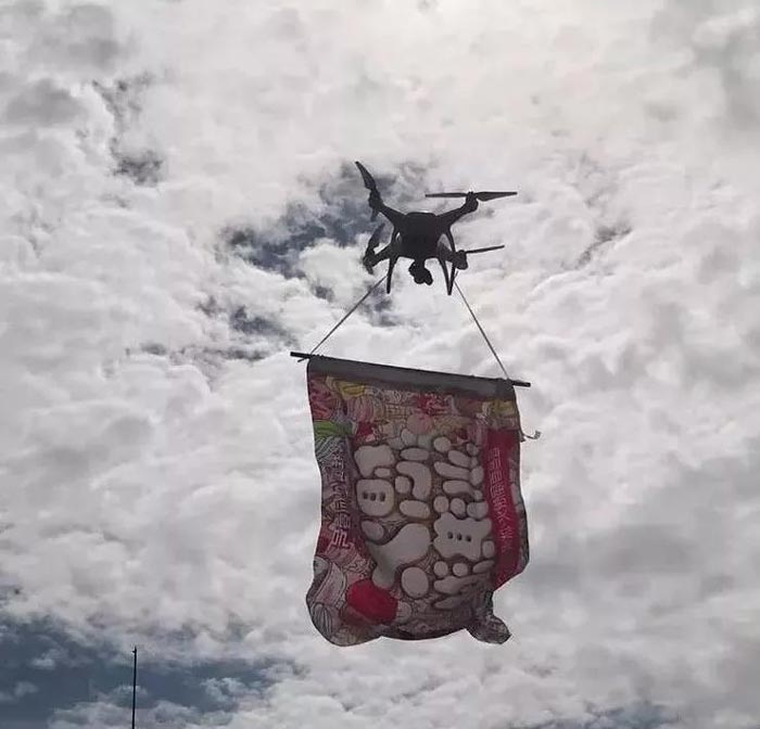 發(fā)布會無人機(jī)